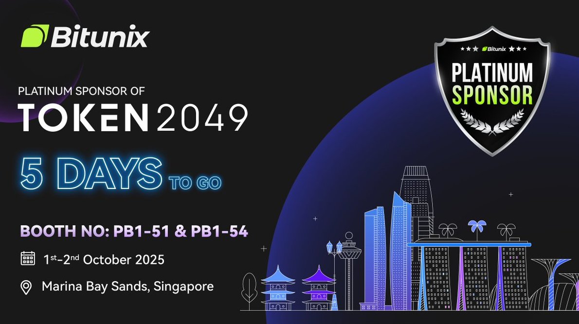 شرکت بیت یونیکس در رویداد TOKEN2049 در سنگاپور