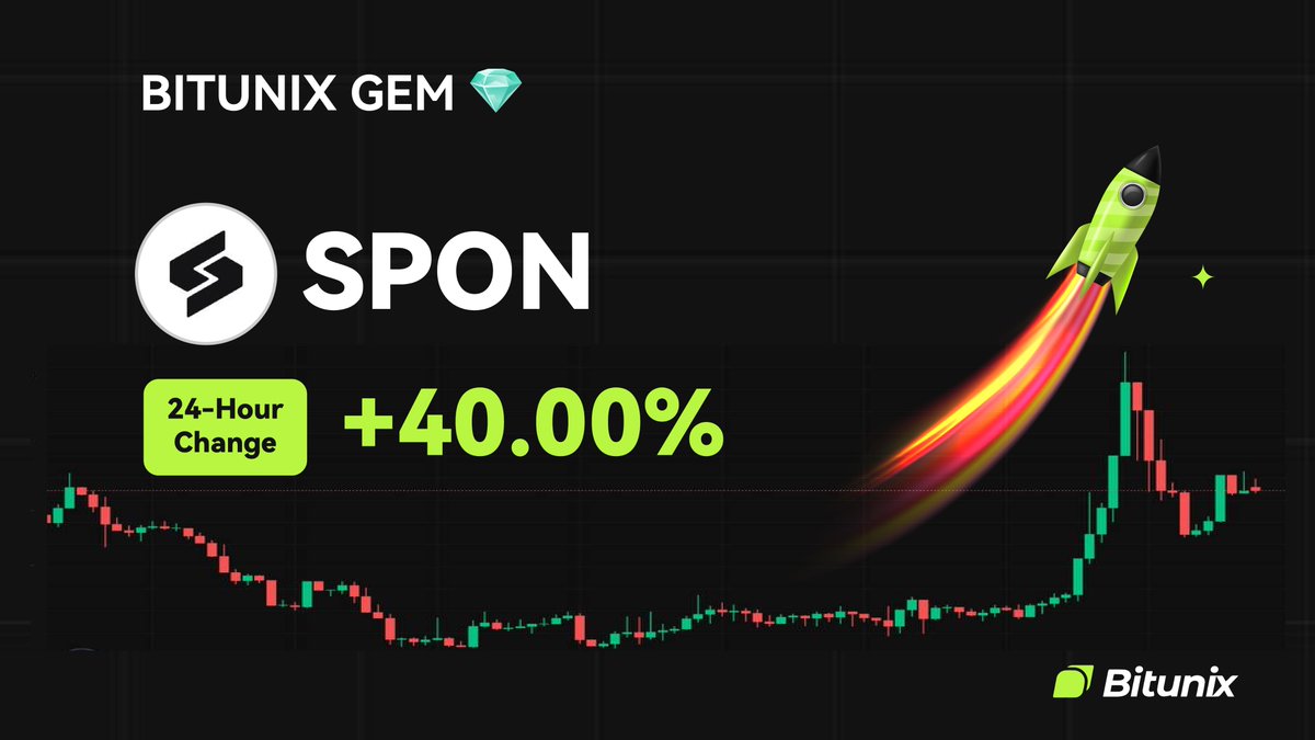 تغییرات قیمت توکن SPON در صرافی بیت یونیکس در سپتامبر ۲۰۲۵
