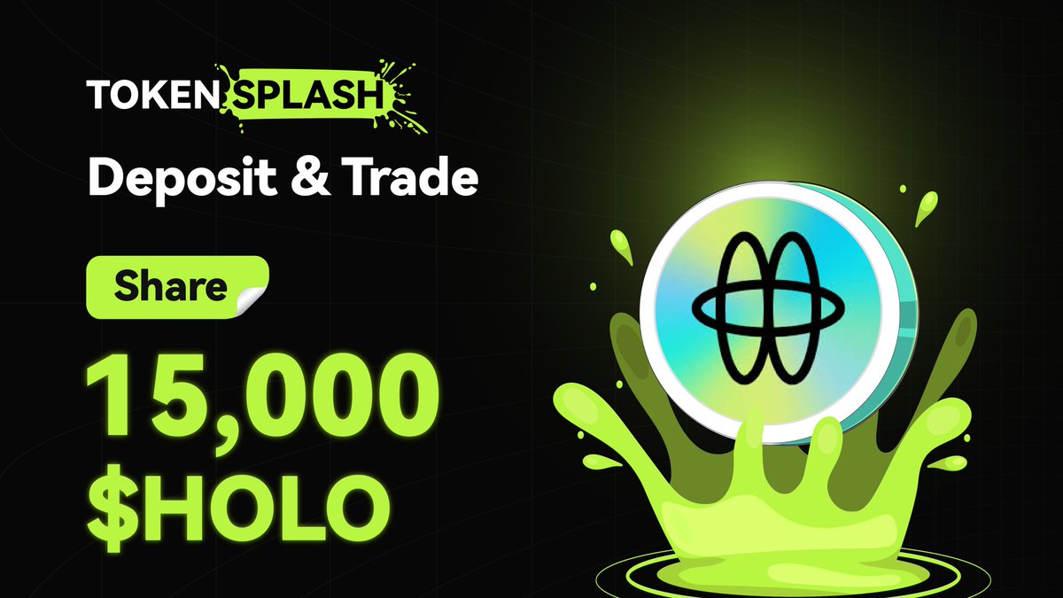 رویداد توکن اسپلاش با ۱۵۰۰۰ HOLO در صرافی بیت یونیکس