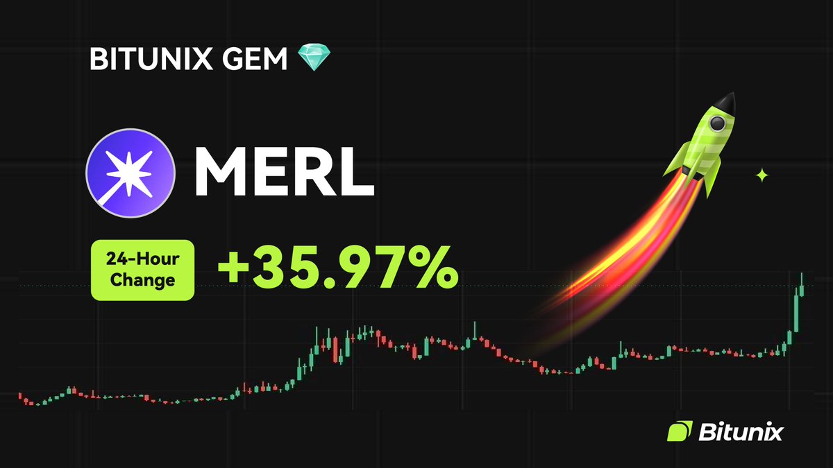 رشد قیمت توکن MERL در صرافی بیت یونیکس در سپتامبر ۲۰۲۵