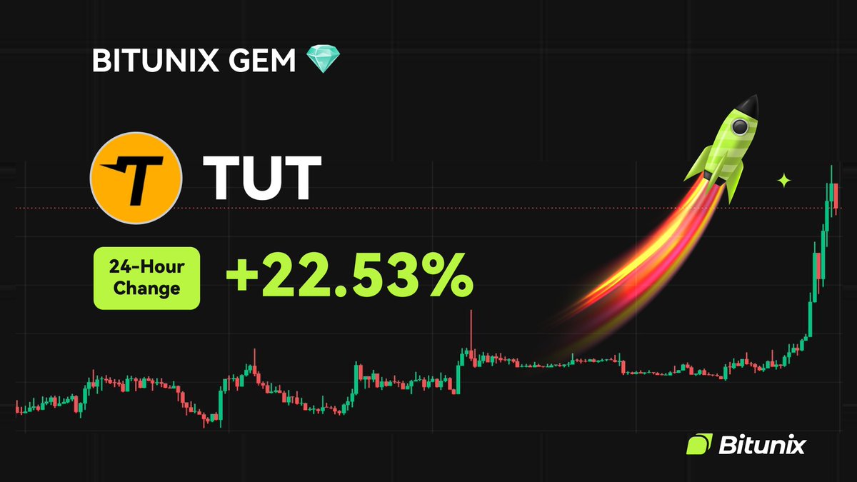 افزایش قیمت توکن TUT در صرافی بیت یونیکس ۲۷ سپتامبر ۲۰۲۵
