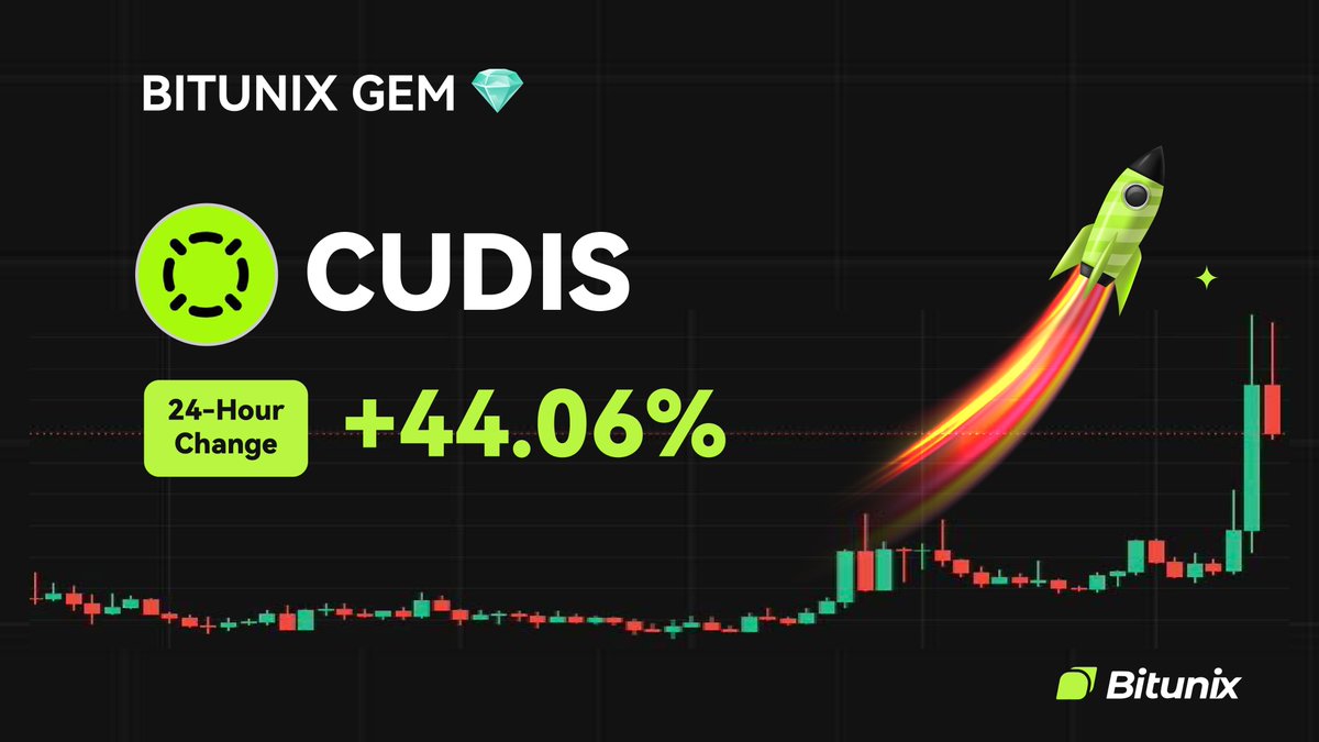 توکن CUDIS با افزایش قیمت در صرافی بیت یونیکس در شهریور ۱۴۰۴