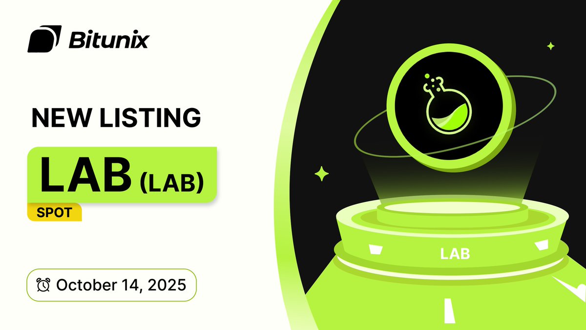 آغاز معامله توکن LAB در صرافی بیت یونیکس در اکتبر ۲۰۲۵