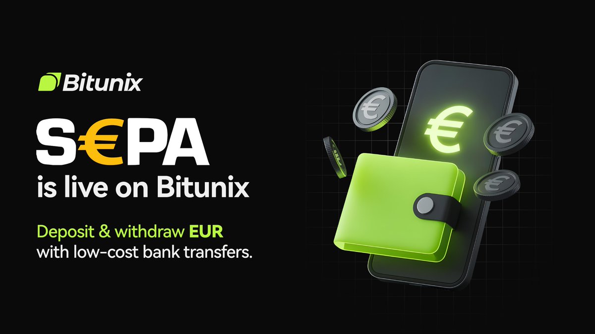 فعالیت خدمات SEPA در صرافی بیت یونیکس از تاریخ ۱۳ اکتبر