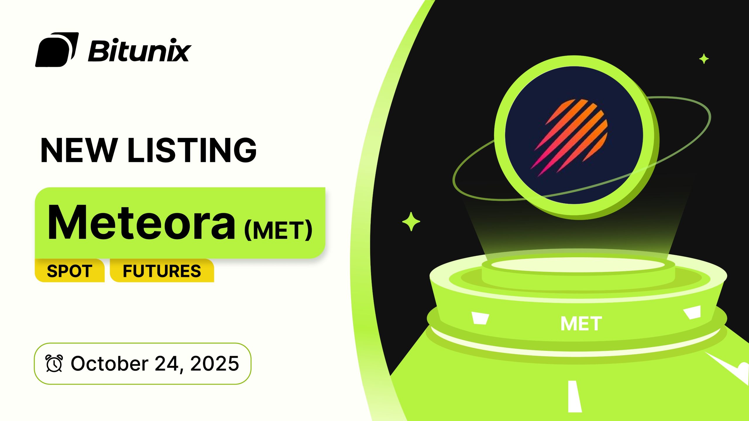 آغاز معاملات توکن MET در صرافی بیت یونیکس در ۲۴ اکتبر ۲۰۲۵