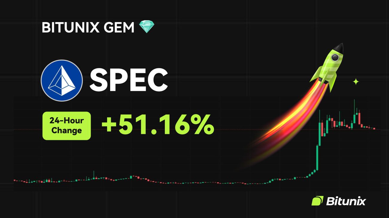 افزایش توکن SPEC در صرافی بیت یونیکس در اکتبر ۲۰۲۵