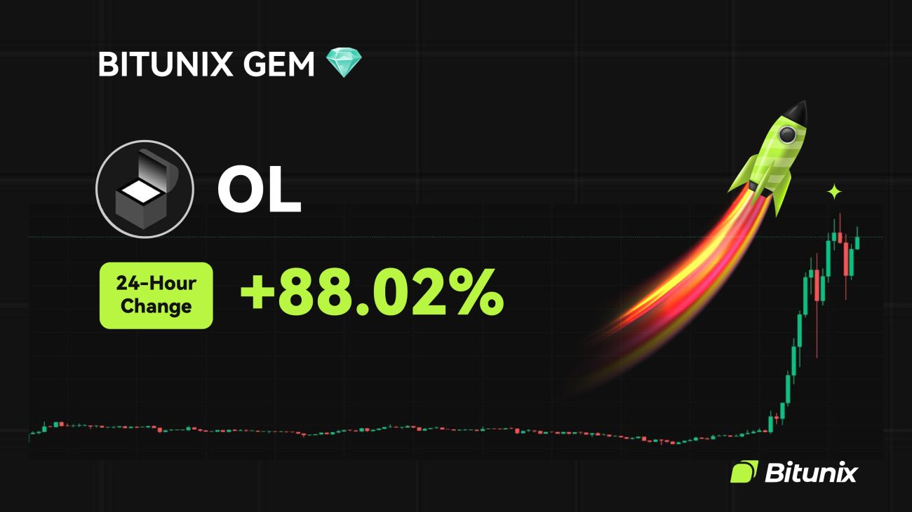 افزایش قیمت توکن OL در صرافی بیت یونیکس به تاریخ ۲ آبان ۱۴۰۴