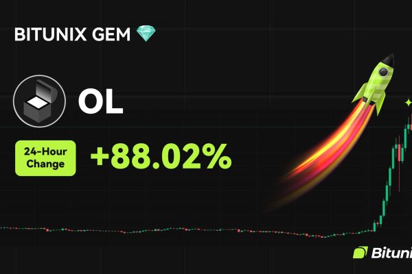 افزایش قیمت توکن OL در صرافی بیت یونیکس به تاریخ ۲ آبان ۱۴۰۴