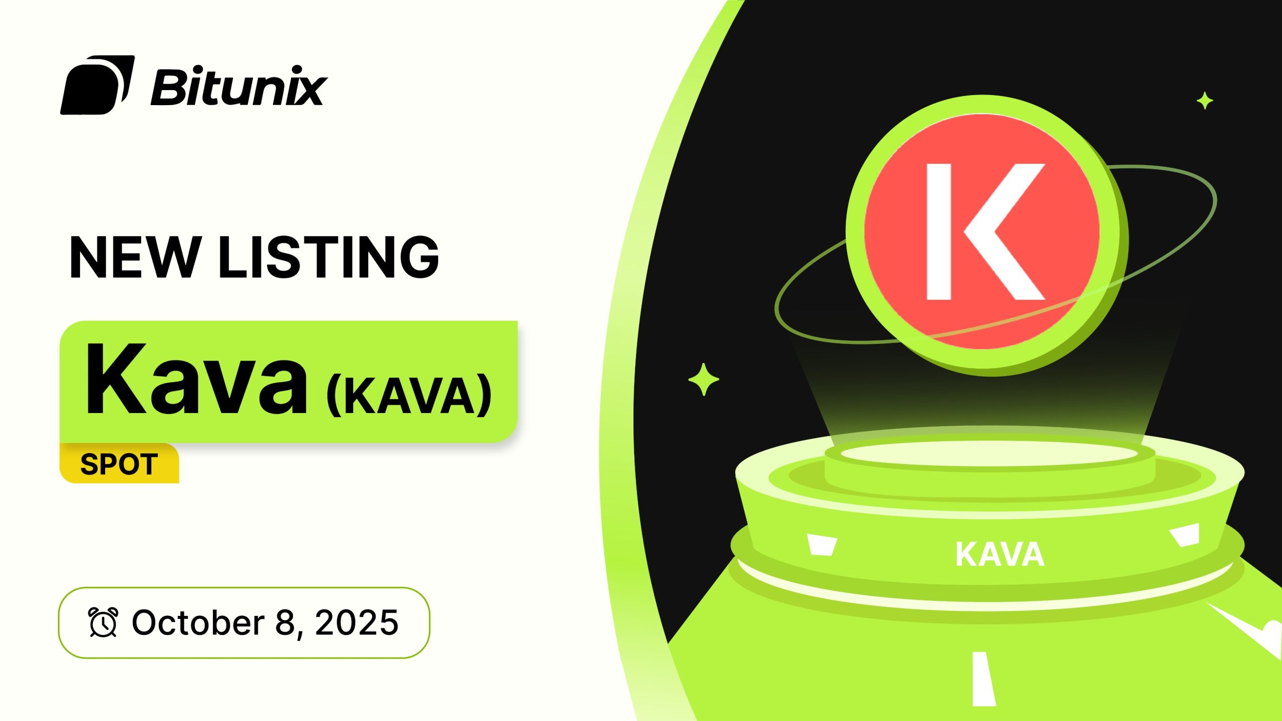 آغاز معاملات توکن KAVA در صرافی بیت یونیکس در ۱۰ اکتبر ۲۰۲۵