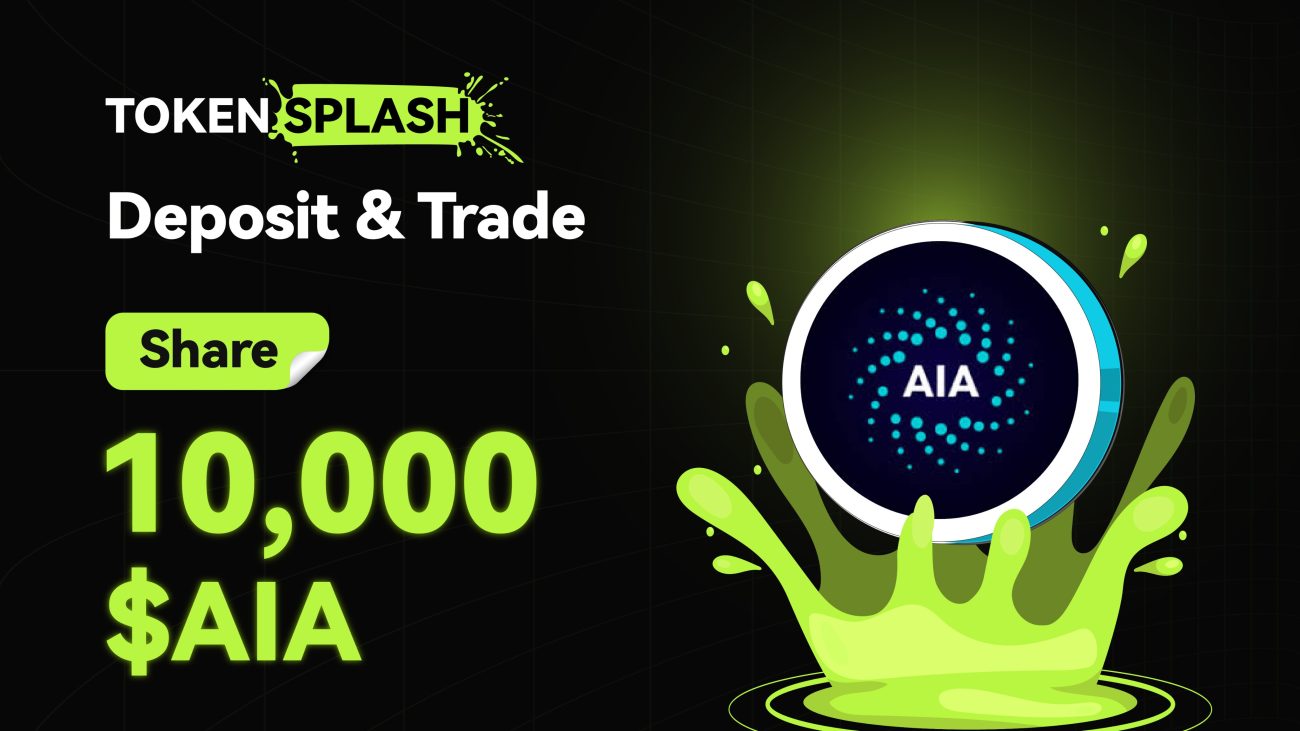 رویداد Token Splash با جوایز نقدی $AIA در صرافی بیت یونیکس