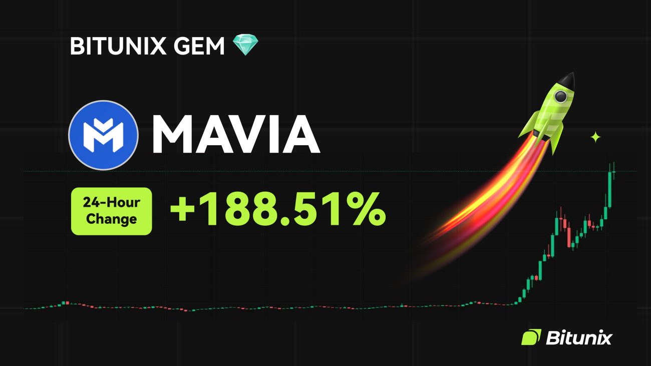افزایش قیمت توکن MAVIA در صرافی بیت یونیکس