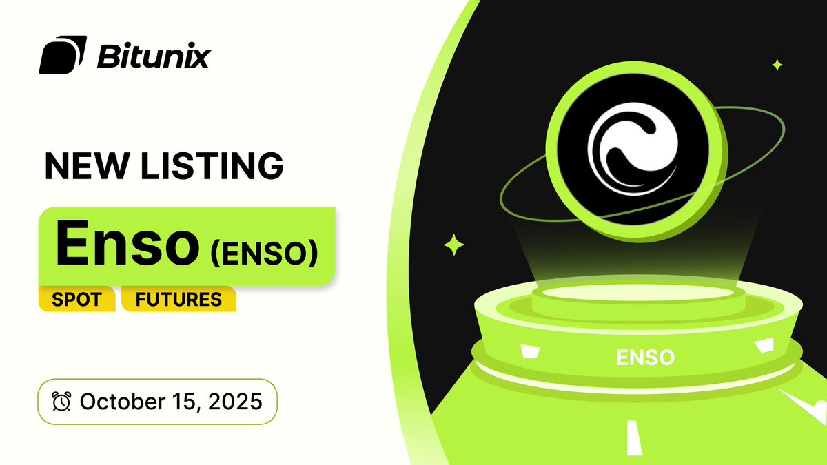 معاملات توکن ENSO در صرافی بیت یونیکس در ۱۵ اکتبر ۲۰۲۵