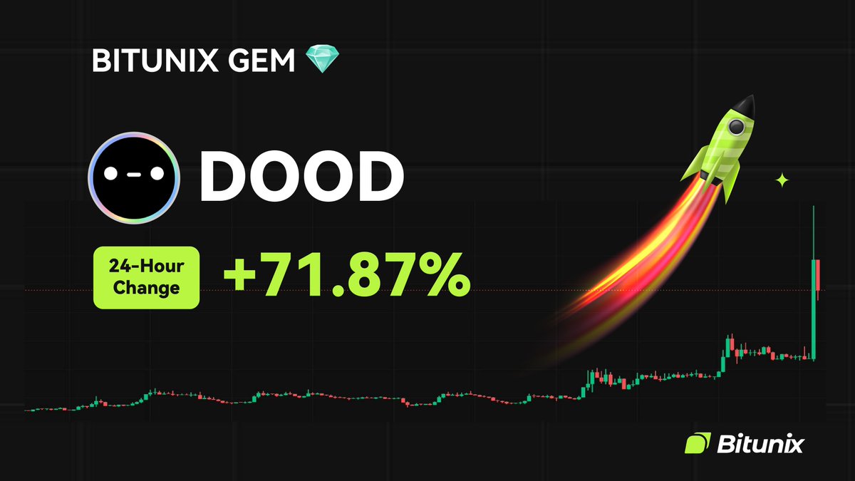 افزایش ارزش توکن DOOD در صرافی بیت یونیکس در اکتبر ۲۰۲۵
