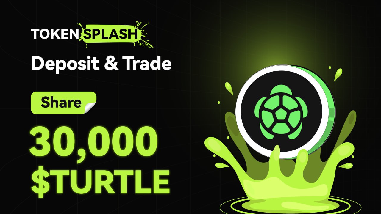 رویداد معامله و جایزه ۳۰,۰۰۰ توکن TURTLE در بیت یونیکس