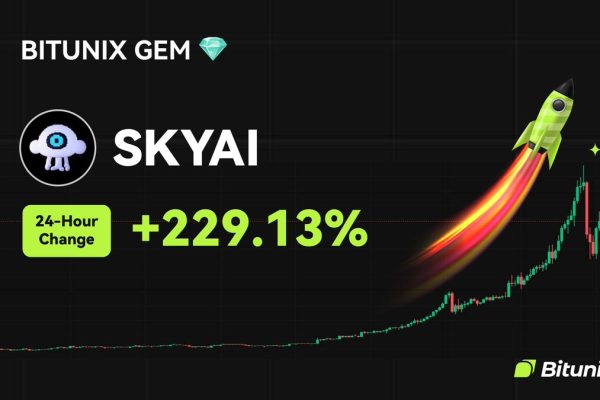 افزایش شدید قیمت توکن SKYAI در صرافی بیت یونیکس در اکتبر ۲۰۲۵